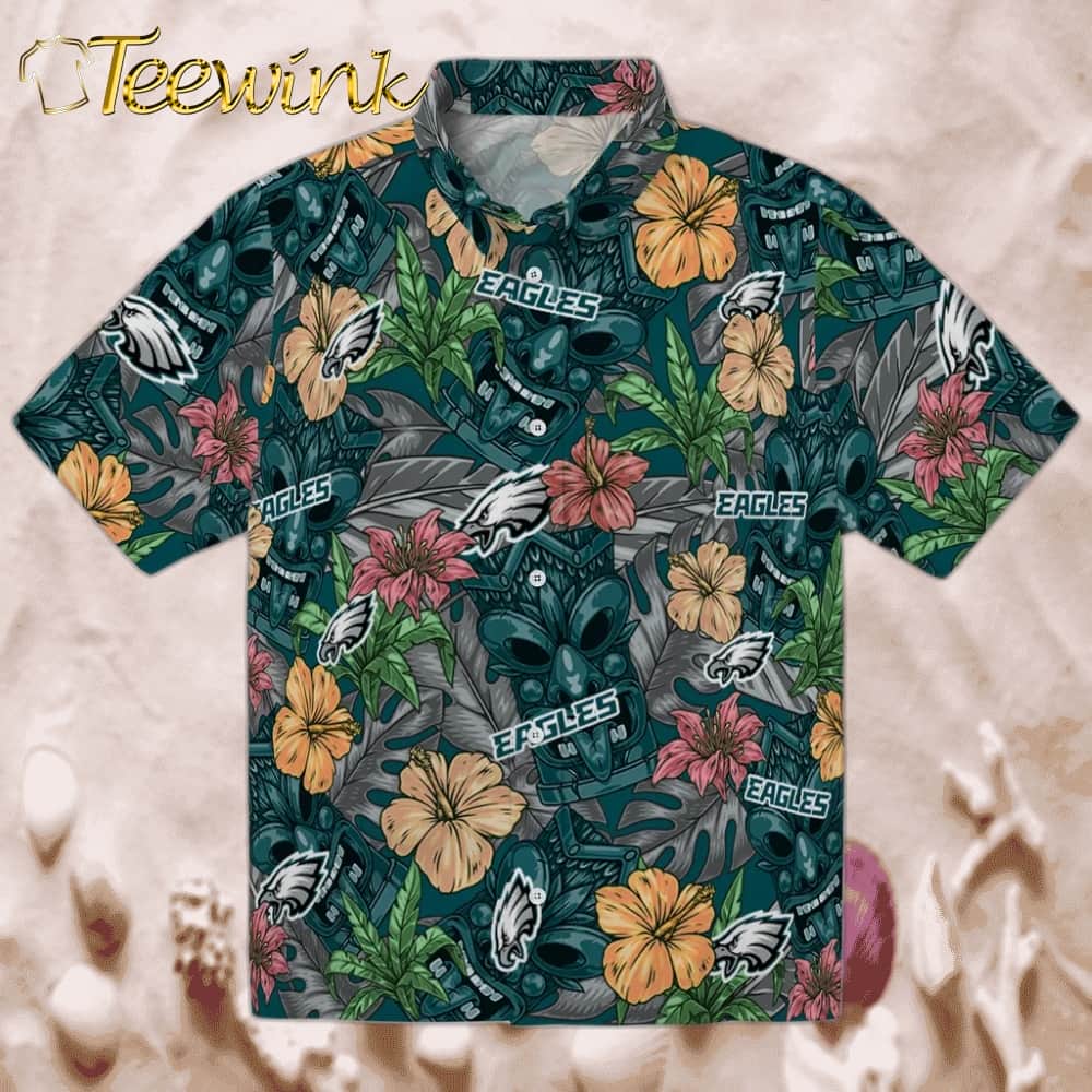 Philadelphia Eagles Hawaiian Shirt – Hibiscus Tropics Philadelphia Eagles Hawaiian Shirt – Hibiscus Tropics