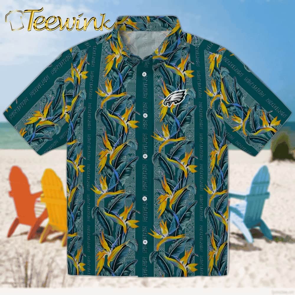 Philadelphia Eagles Hawaiian Shirt – Pineapple Bouquet