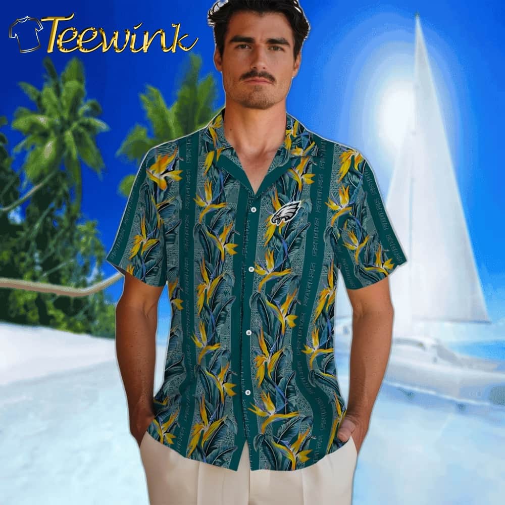 Philadelphia Eagles Hawaiian Shirt – Paradise Vines image 2 Philadelphia Eagles Hawaiian Shirt – Paradise Vines image 2