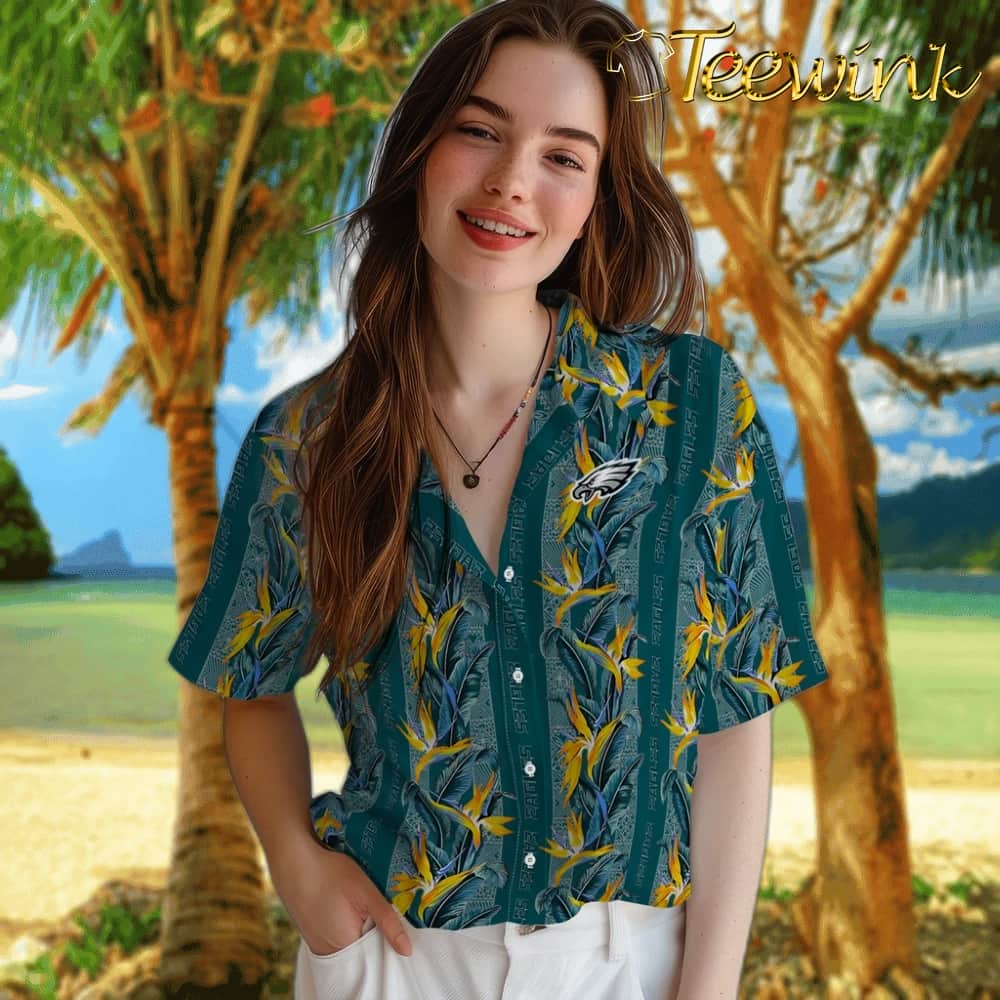 Philadelphia Eagles Hawaiian Shirt – Paradise Vines image 4 Philadelphia Eagles Hawaiian Shirt – Paradise Vines image 4