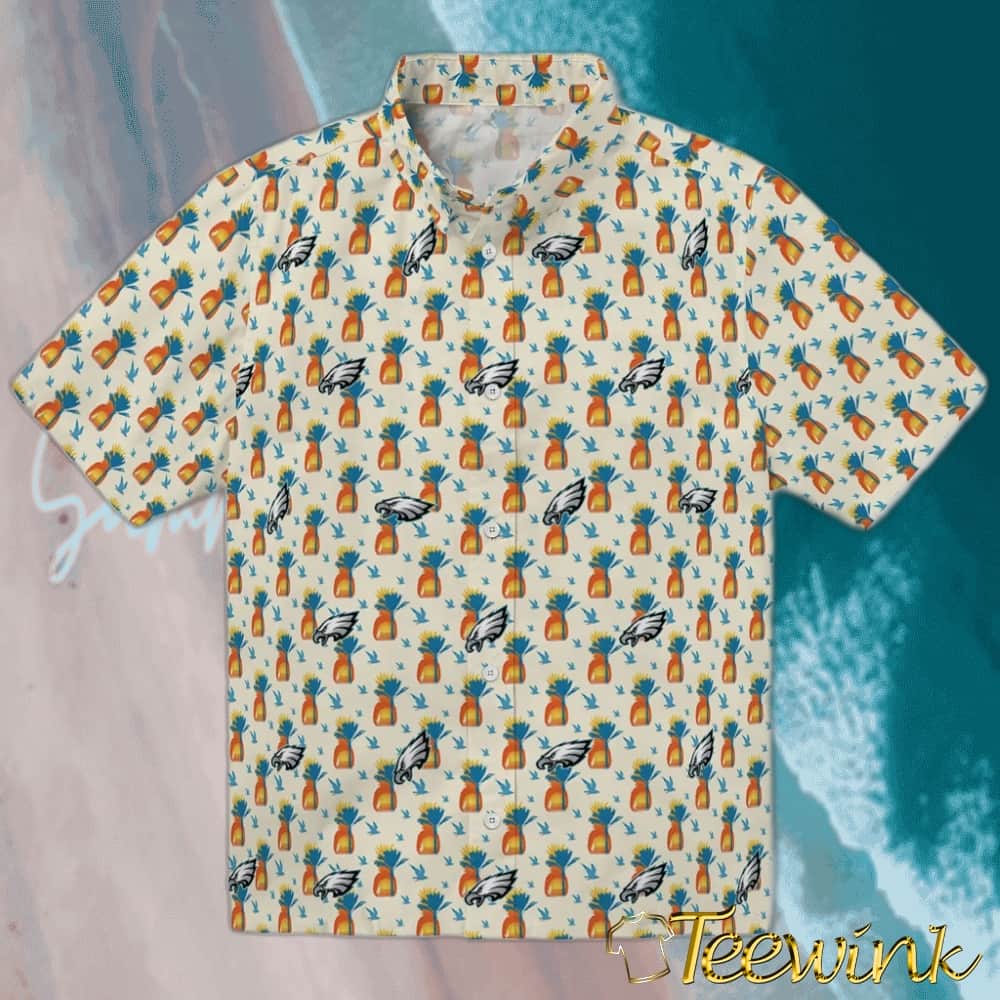 Philadelphia Eagles Hawaiian Shirt – Pineapple Delight