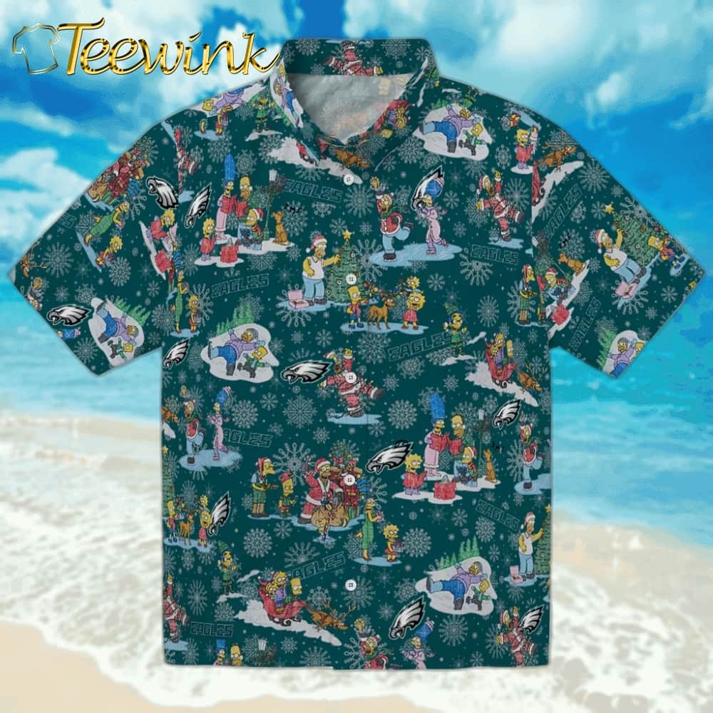 Philadelphia Eagles Hawaiian Shirt – Turtle Lines