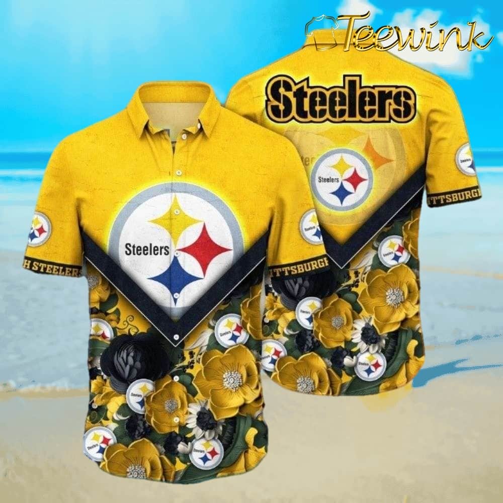 Pittsburgh Steelers Galactic Rookie Customizable Baby Yoda Hawaiian Shirt