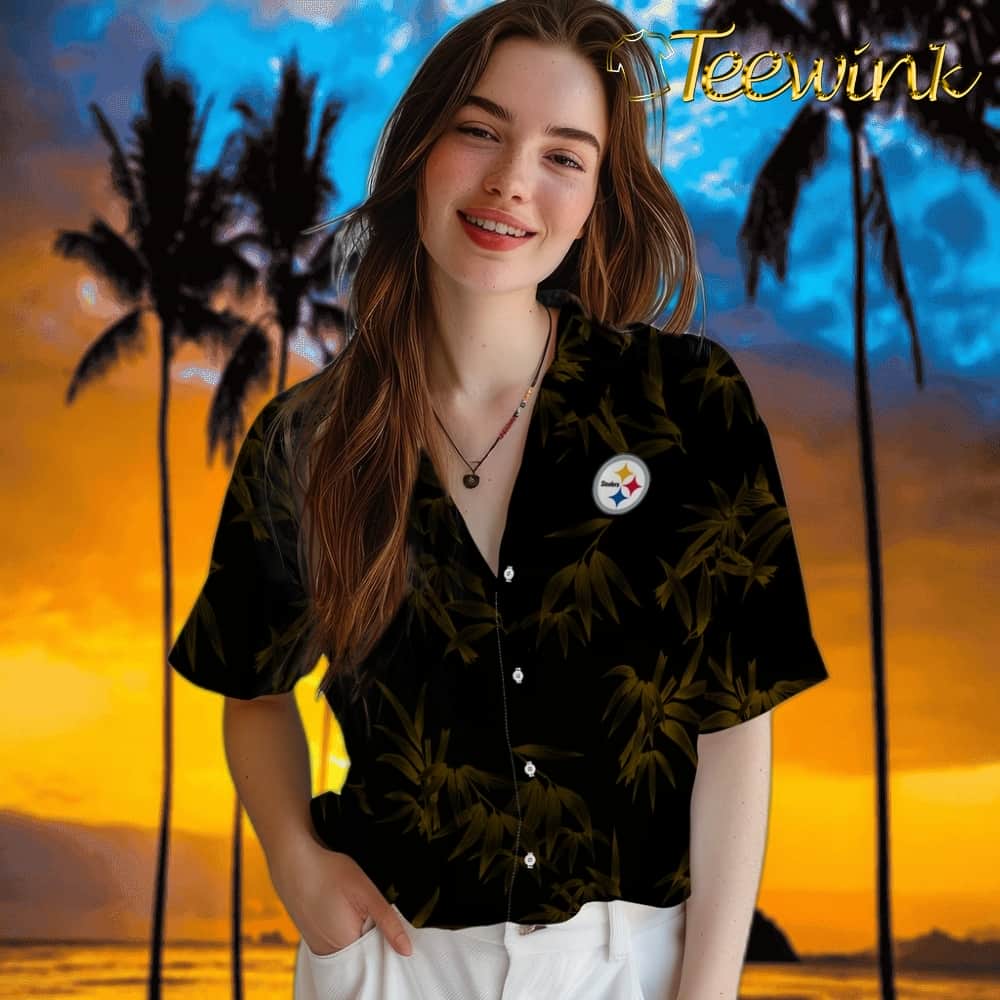 Pittsburgh Steelers Hawaiian Shirt – Bamboo Branches image 4 Pittsburgh Steelers Hawaiian Shirt – Bamboo Branches image 4