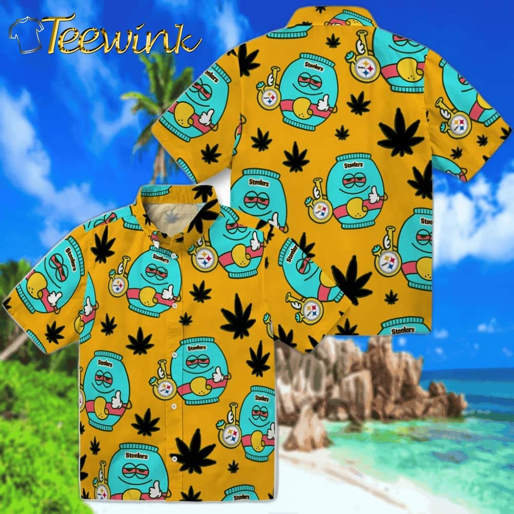 Pittsburgh Steelers Hawaiian Shirt – Chill Vibe image 3 Pittsburgh Steelers Hawaiian Shirt – Chill Vibe image 3