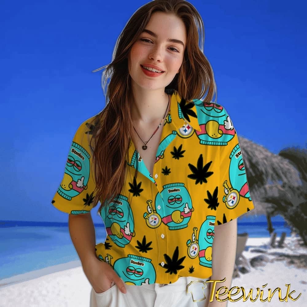 Pittsburgh Steelers Hawaiian Shirt – Chill Vibe image 4 Pittsburgh Steelers Hawaiian Shirt – Chill Vibe image 4