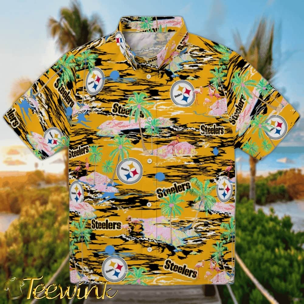 Pittsburgh Steelers Hawaiian Shirt – Hawaii Floral Hibiscus Pittsburgh Steelers Hawaiian Shirt – Hawaii Floral Hibiscus