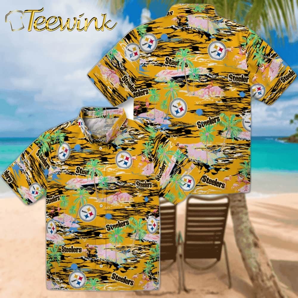 Pittsburgh Steelers Hawaiian Shirt – Hawaii Island image 3 Pittsburgh Steelers Hawaiian Shirt – Hawaii Island image 3
