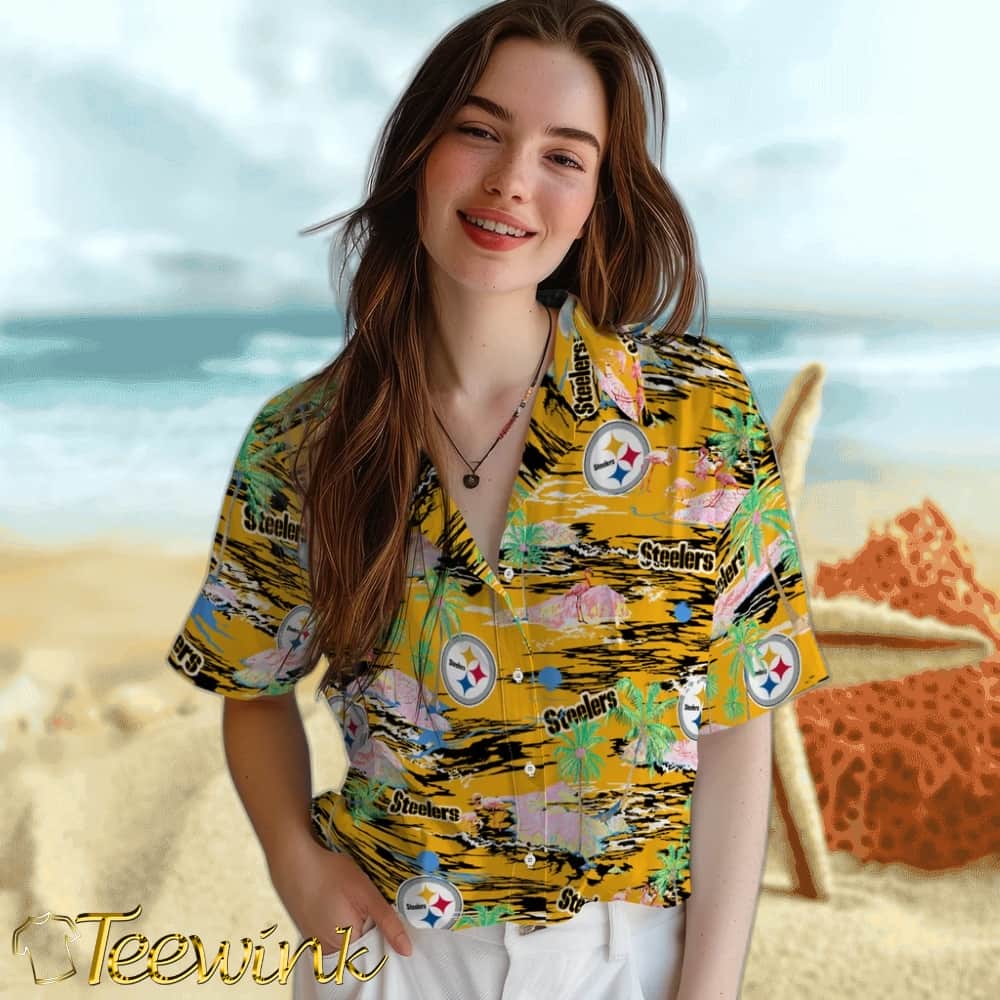 Pittsburgh Steelers Hawaiian Shirt – Hawaii Island image 4 Pittsburgh Steelers Hawaiian Shirt – Hawaii Island image 4