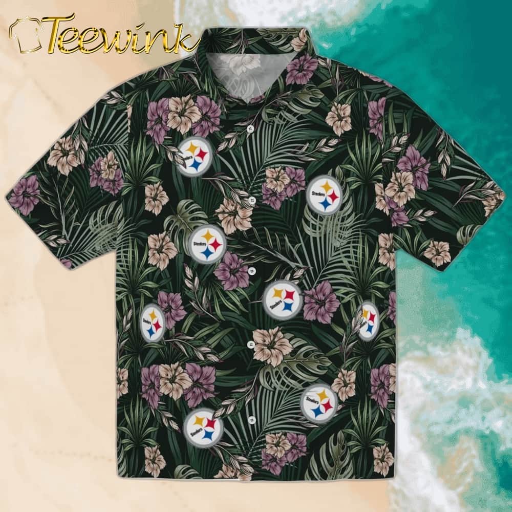 Pittsburgh Steelers Hawaiian Shirt – Hibiscus Mood Pittsburgh Steelers Hawaiian Shirt – Hibiscus Mood