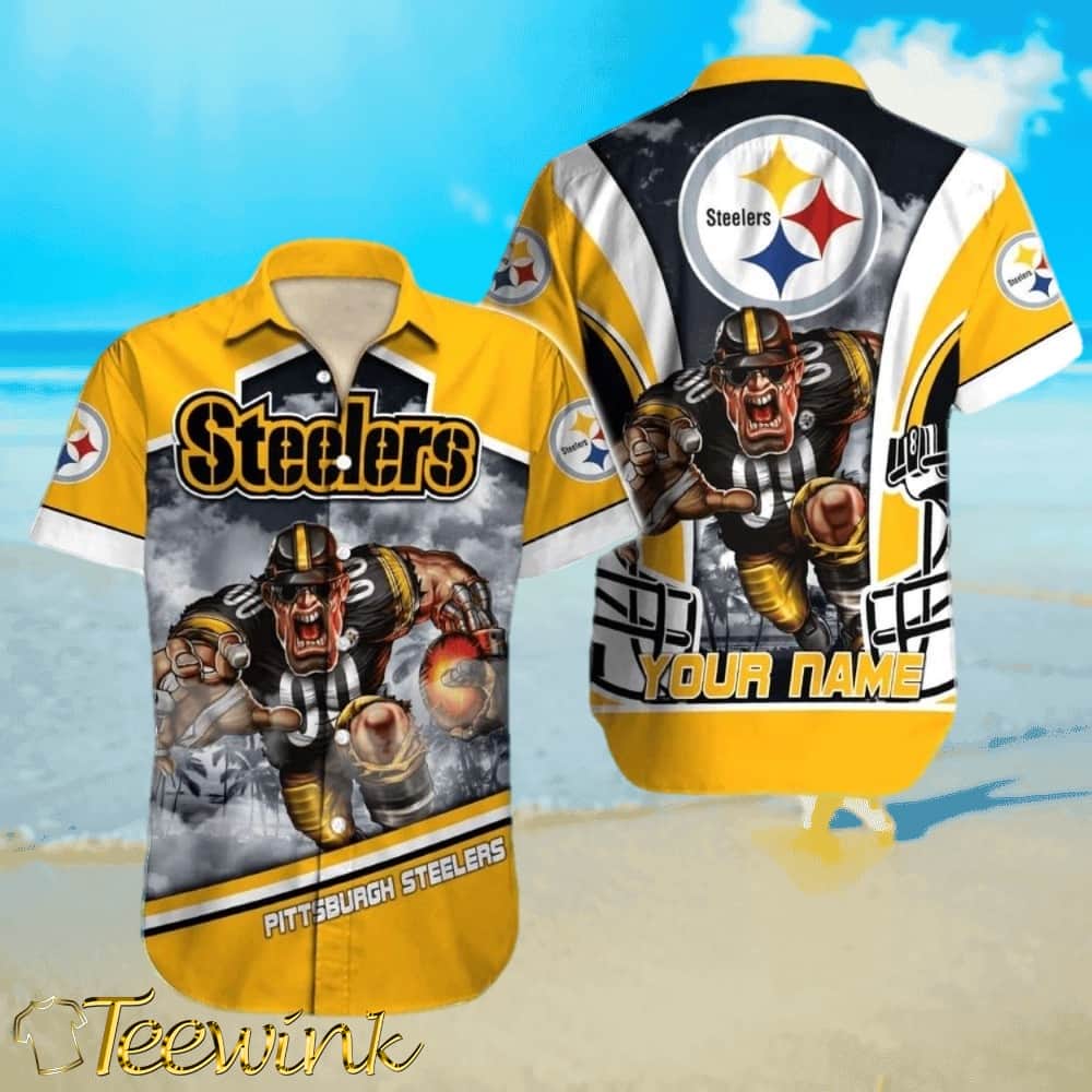 Pittsburgh Steelers Hawaiian Shirt Intense Football Theme