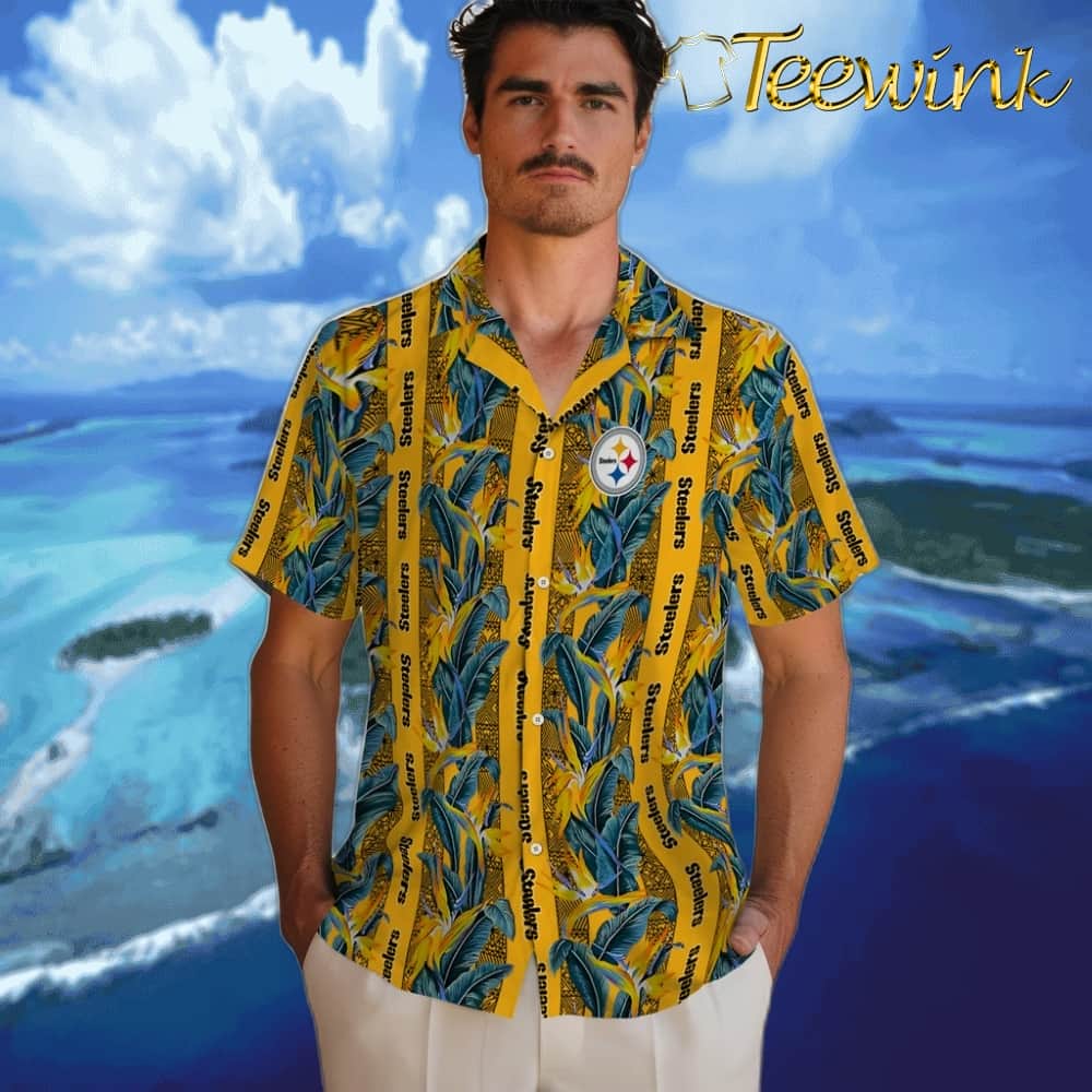 Pittsburgh Steelers Hawaiian Shirt – Paradise Vines image 2 Pittsburgh Steelers Hawaiian Shirt – Paradise Vines image 2