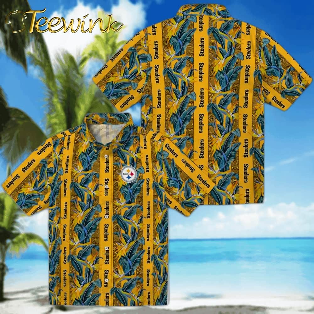 Pittsburgh Steelers Hawaiian Shirt – Paradise Vines image 3 Pittsburgh Steelers Hawaiian Shirt – Paradise Vines image 3