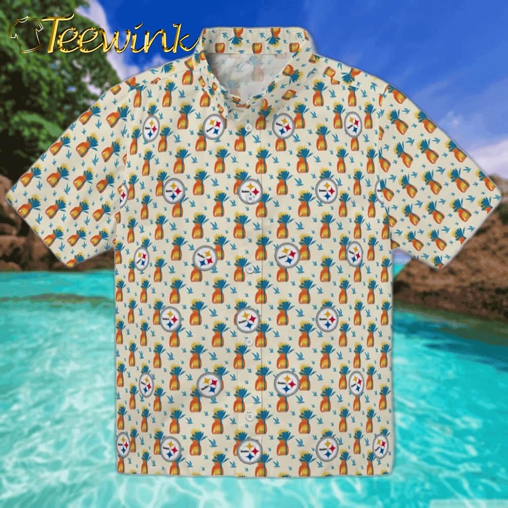Pittsburgh Steelers Hawaiian Shirt – Pineapple Bouquet Pittsburgh Steelers Hawaiian Shirt – Pineapple Bouquet