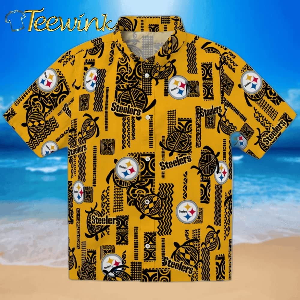 Pittsburgh Steelers Hawaiian Shirt – Simpsons Christmas Pittsburgh Steelers Hawaiian Shirt – Simpsons Christmas