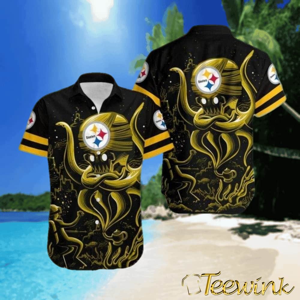 Pittsburgh Steelers Mystical Seas Creature Hawaiian Shirt
