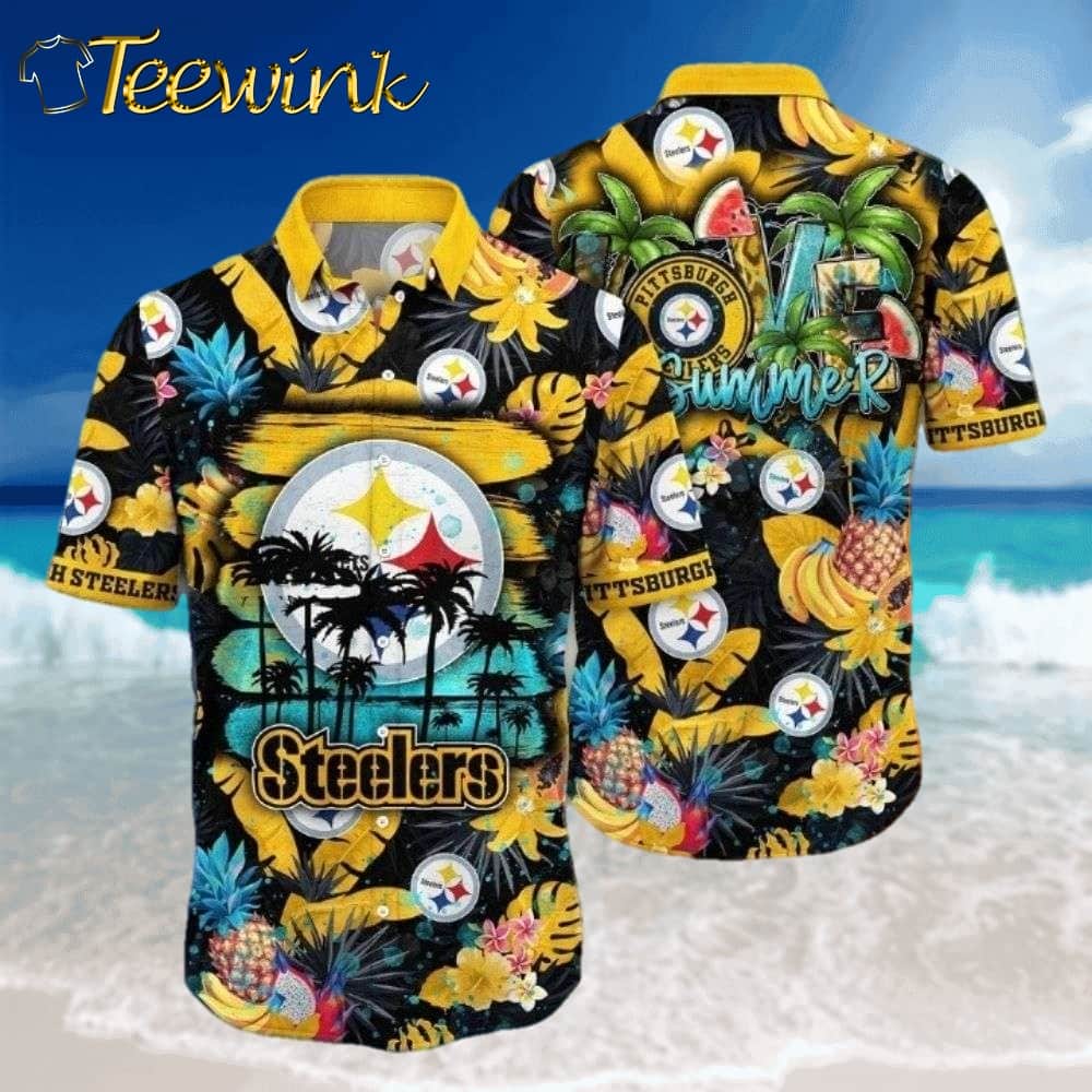 Pittsburgh Steelers Summer Vibes Pineapple Hawaiian Shirt