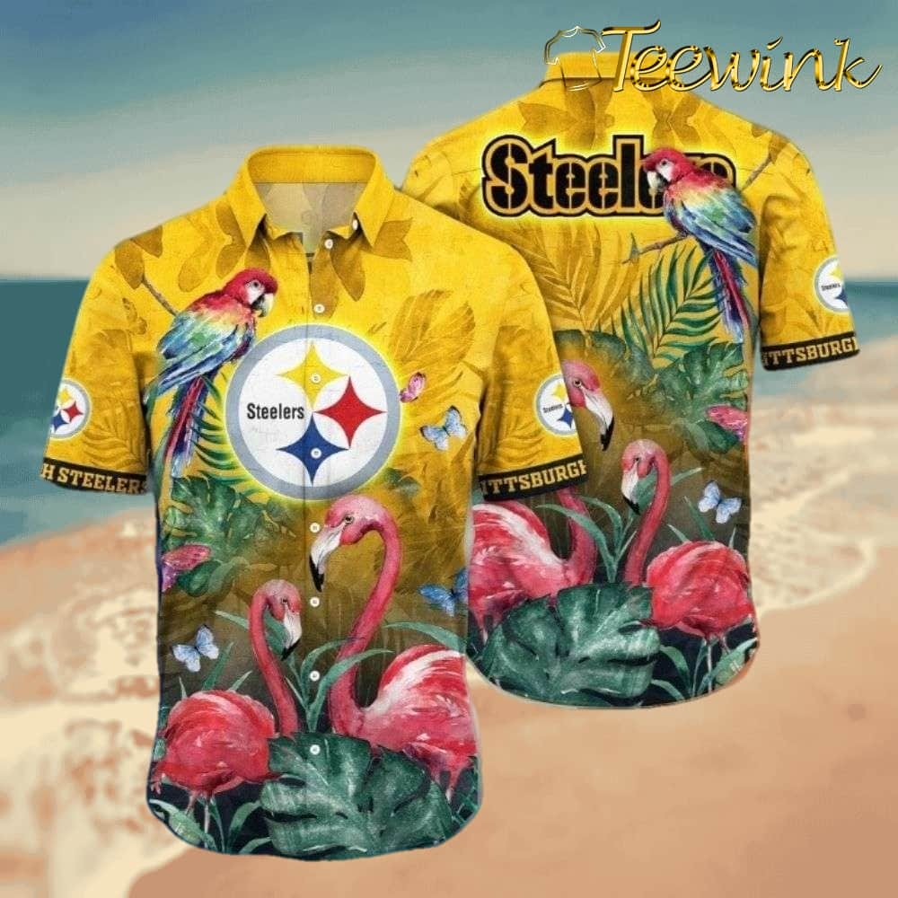 Pittsburgh Steelers Tropical Bird Of Paradise Fan Shirt