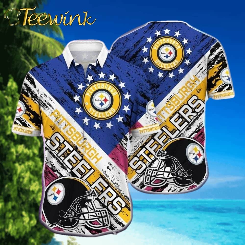 Pittsburgh Steelers Vibrant Game Day Customizable Hawaiian Shirt