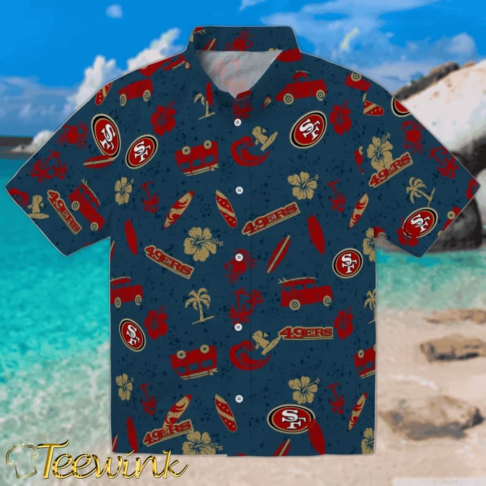 San Francisco 49ers Hawaiian Shirt – Beach Vibe