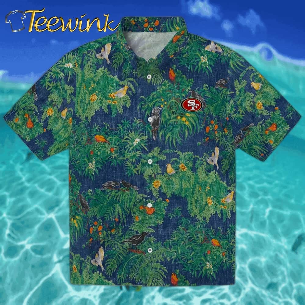 San Francisco 49ers Hawaiian Shirt – Bird Canopy
