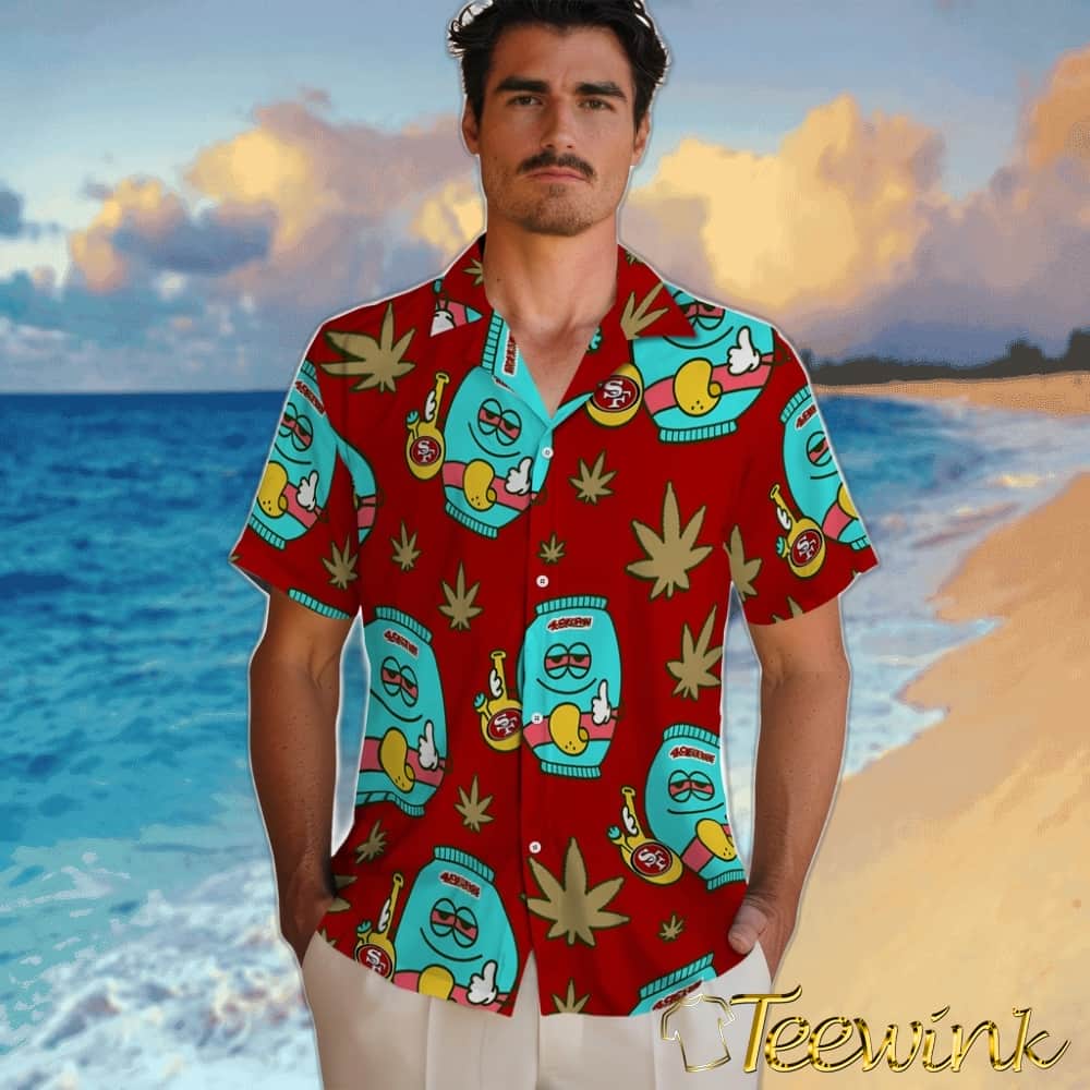San Francisco 49ers Hawaiian Shirt – Chill Vibe image 2 San Francisco 49ers Hawaiian Shirt – Chill Vibe image 2