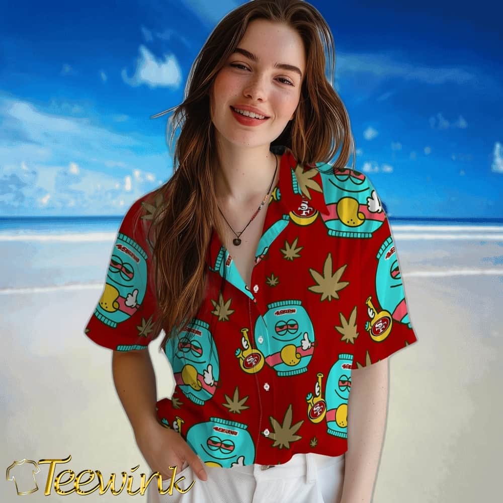 San Francisco 49ers Hawaiian Shirt – Chill Vibe image 4 San Francisco 49ers Hawaiian Shirt – Chill Vibe image 4