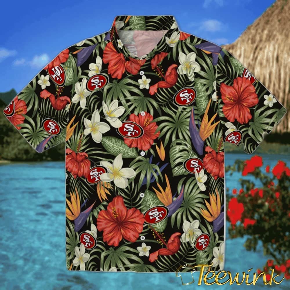 San Francisco 49ers Hawaiian Shirt – Hawaii Floral Hibiscus