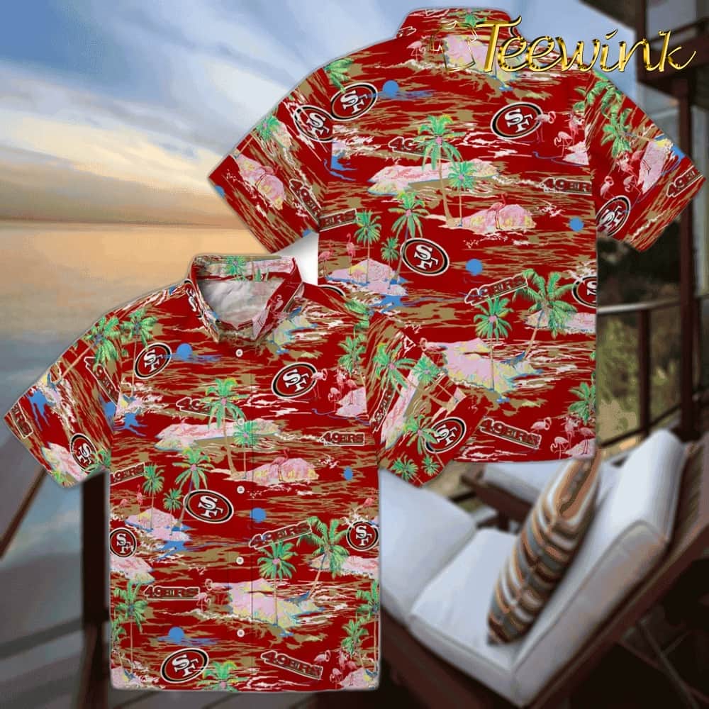 San Francisco 49ers Hawaiian Shirt – Hawaii Island image 3 San Francisco 49ers Hawaiian Shirt – Hawaii Island image 3