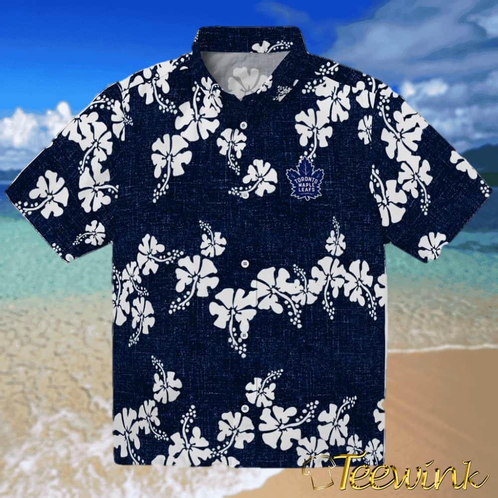 Toronto Maple Leafs Hawaiian Shirt – 50th State Flower