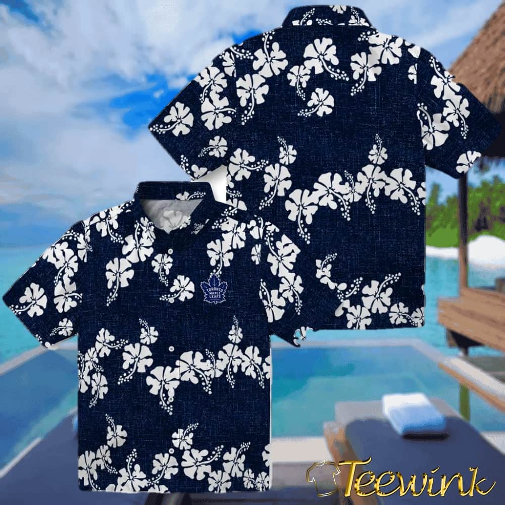 Toronto Maple Leafs Hawaiian Shirt – 50th State Flower image 3 Toronto Maple Leafs Hawaiian Shirt – 50th State Flower image 3