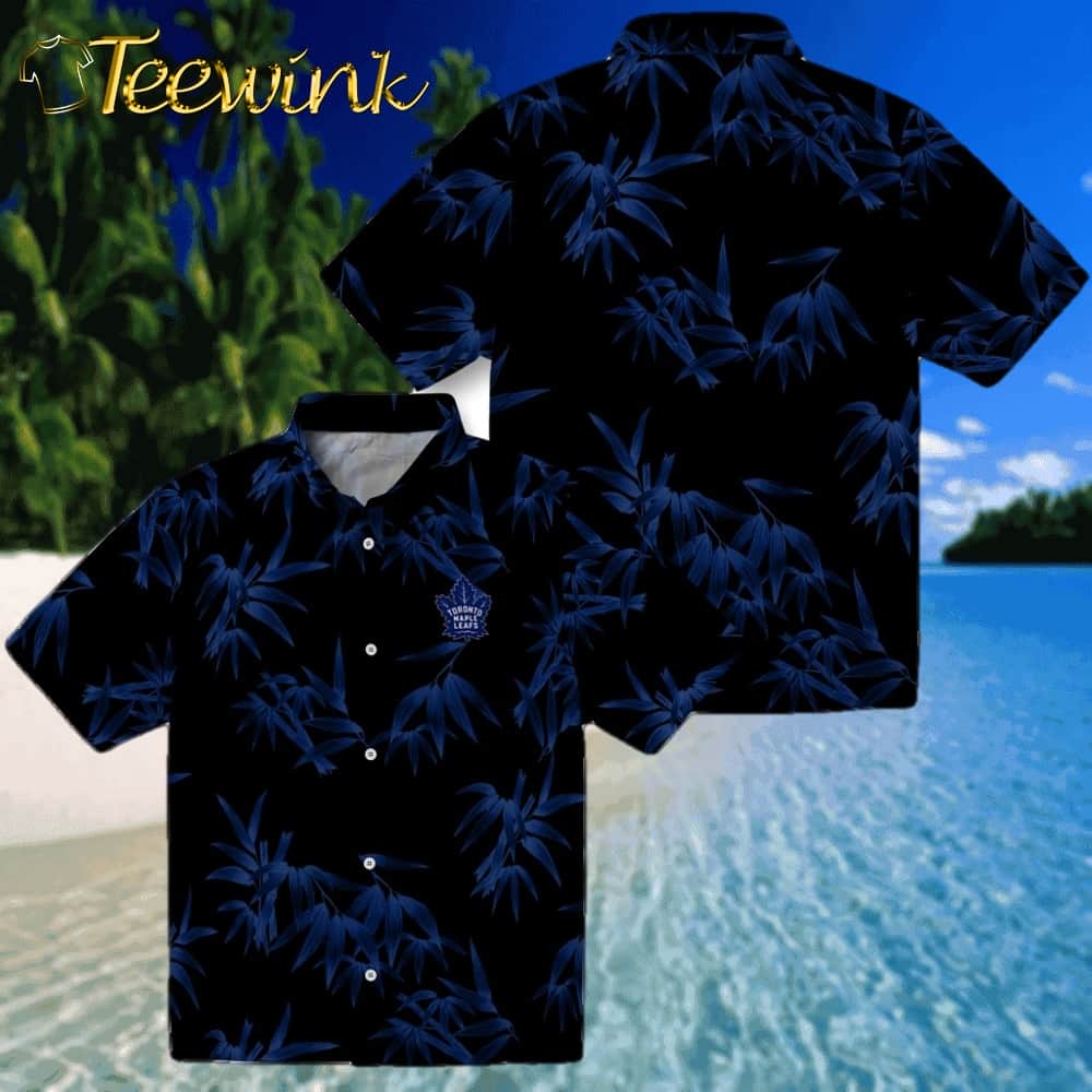 Toronto Maple Leafs Hawaiian Shirt – Bamboo Branches image 3 Toronto Maple Leafs Hawaiian Shirt – Bamboo Branches image 3