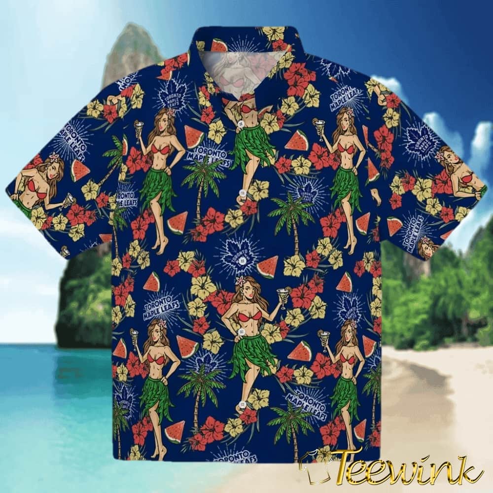 Toronto Maple Leafs Hawaiian Shirt – Hawaiian Girls Design