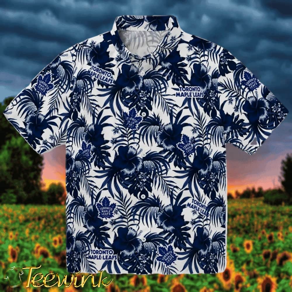 Toronto Maple Leafs Hawaiian Shirt – Hibiscus Exotic