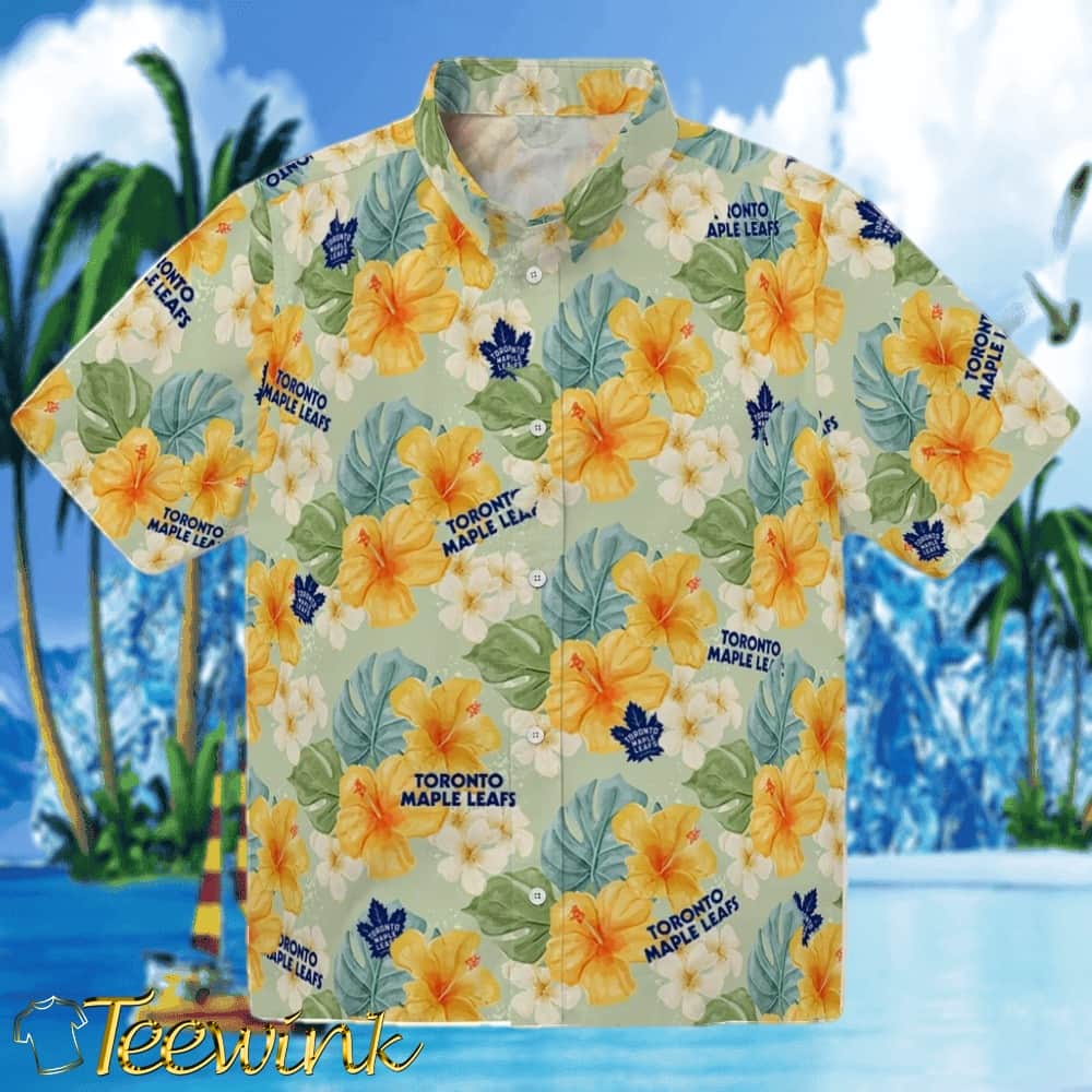 Toronto Maple Leafs Hawaiian Shirt – Hibiscus Mood