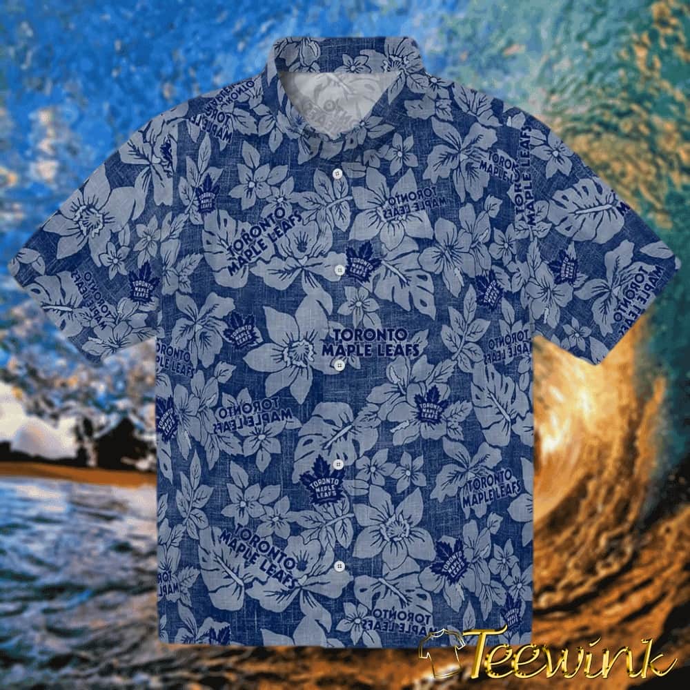 Toronto Maple Leafs Hawaiian Shirt – Hibiscus Oasis