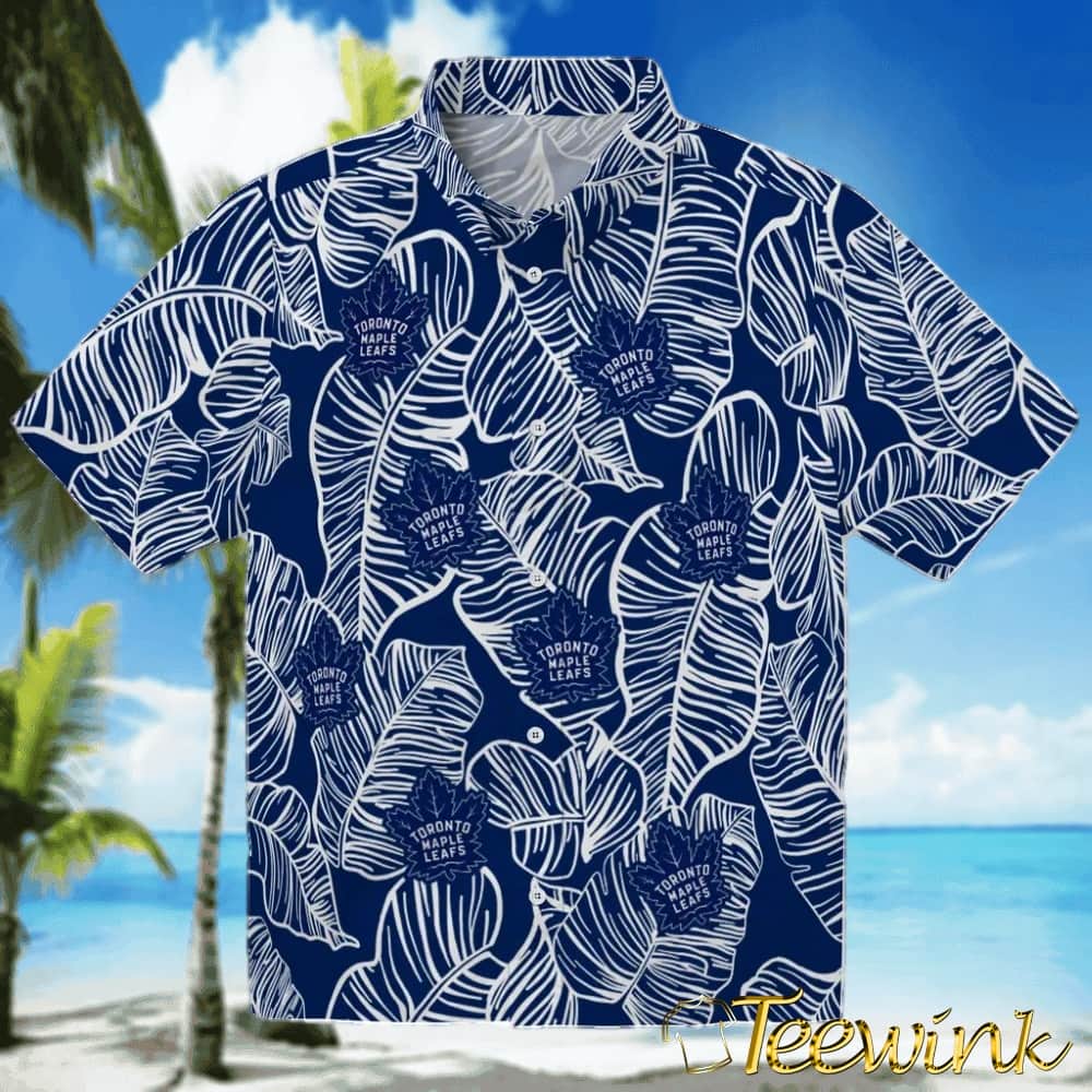 Toronto Maple Leafs Hawaiian Shirt – Hibiscus Tropics Toronto Maple Leafs Hawaiian Shirt – Hibiscus Tropics