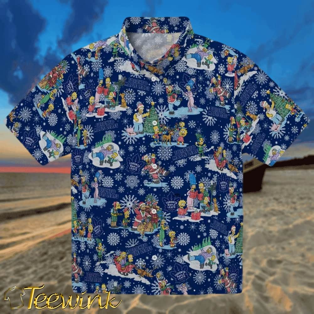 Toronto Maple Leafs Hawaiian Shirt – Pineapple Delight Toronto Maple Leafs Hawaiian Shirt – Pineapple Delight