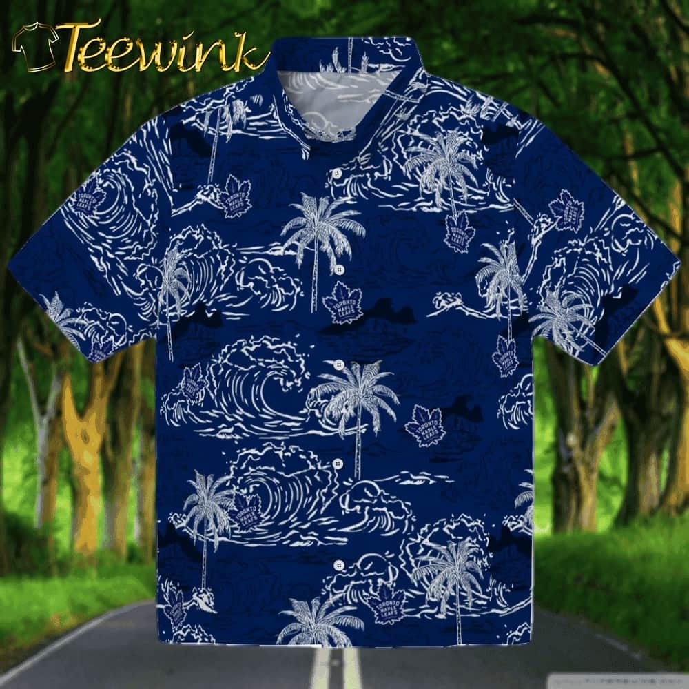 Toronto Maple Leafs Hawaiian Shirt – Vintage Palm Tree
