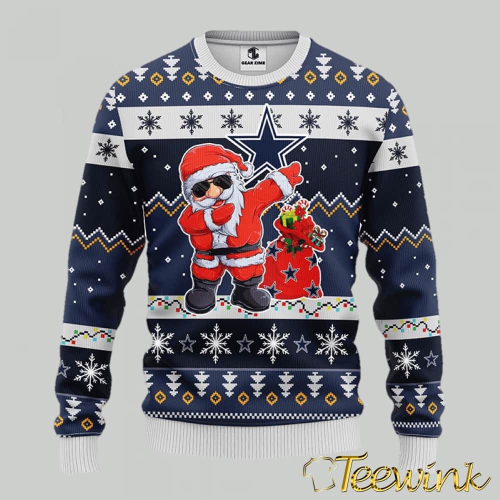 Dallas Cowboys Dead Skull Personalized Ugly Sweater