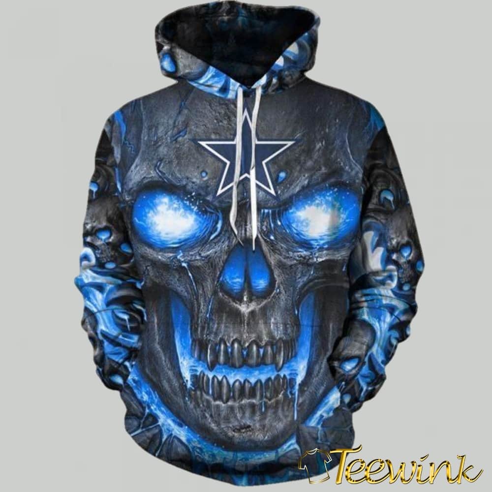 Dallas Cowboys Grim Reaper Halloween NFL Hoodie Gifts for Fans