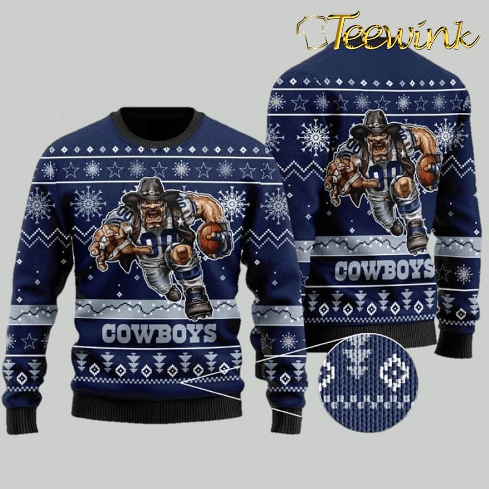 Dallas Cowboys Mascot Ugly Sweater