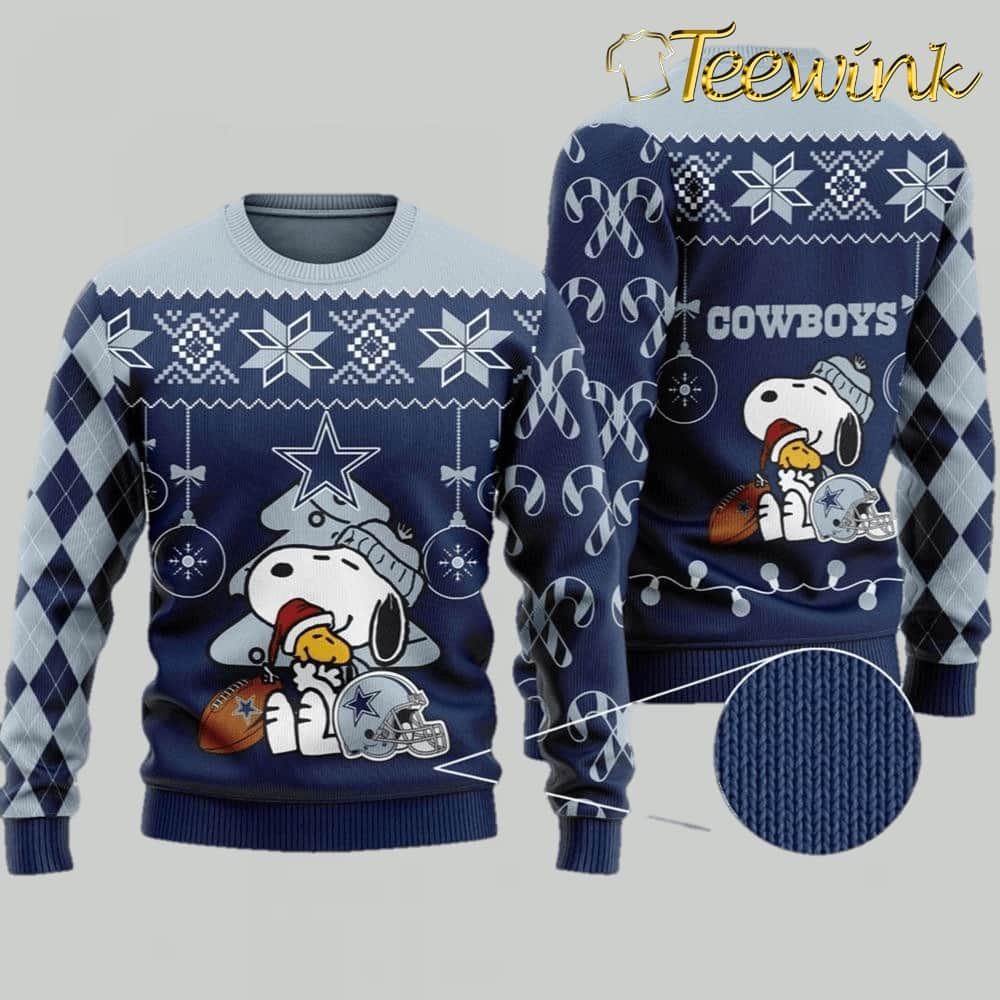 Dallas Cowboys Personalized Ugly Sweater – NFL Dallas Cowboys Snowflake Christmas Sweater Dallas Cowboys Personalized Ugly Sweater – NFL Dallas Cowboys Snowflake Christmas Sweater