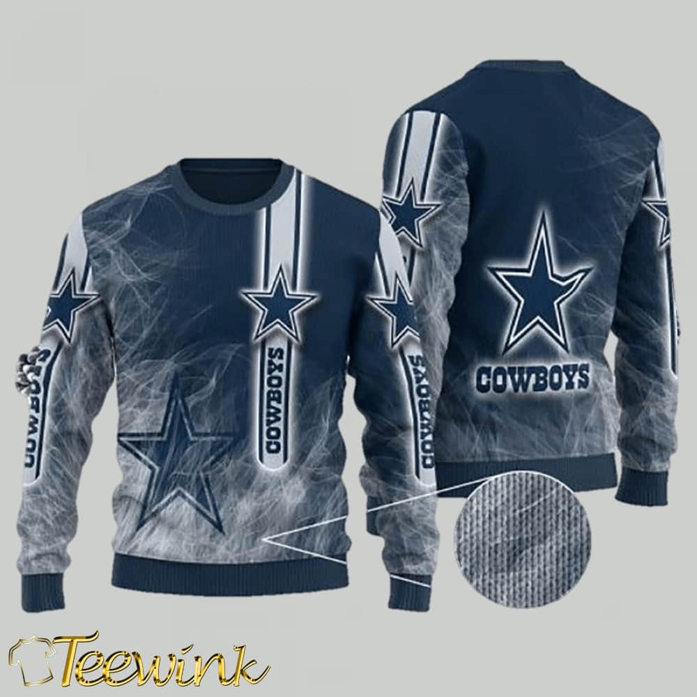 Dallas Cowboys Snoopy Charlie Brown Ugly Christmas Sweater Dallas Cowboys Snoopy Charlie Brown Ugly Christmas Sweater