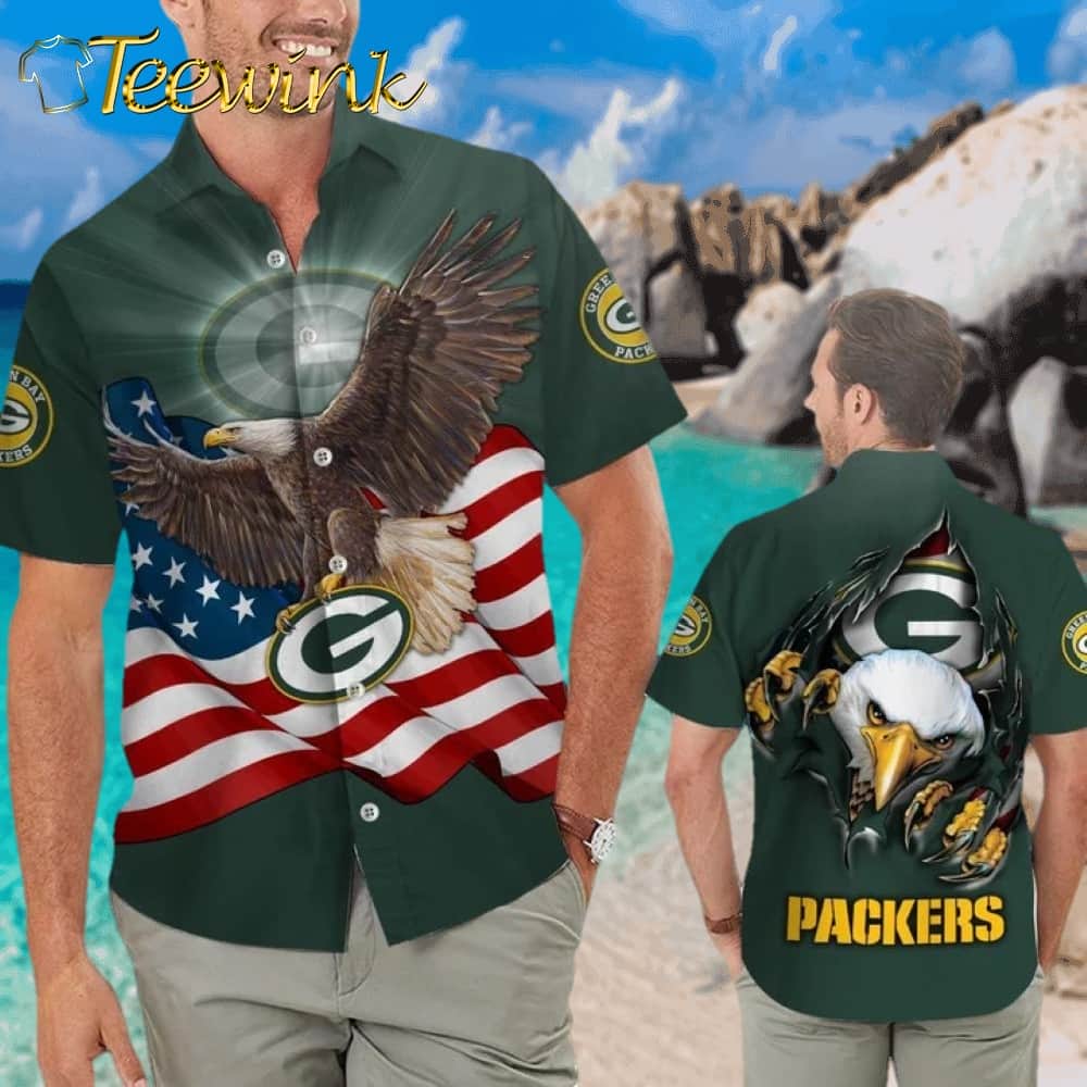 Green Bay Packers Baby Hawaiian Shirt Island Adventure