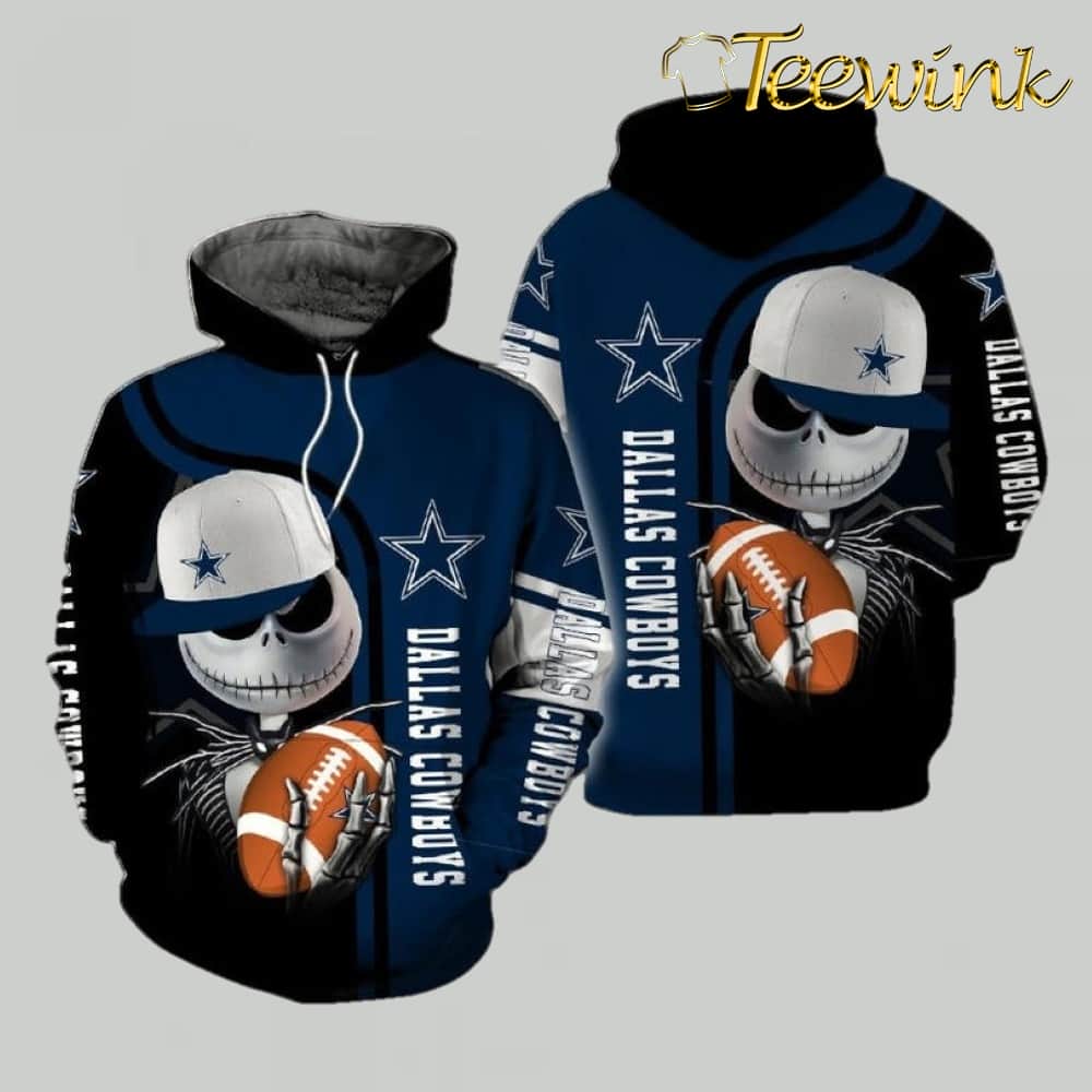 Death Card Graphic Edition Custom Number Dallas Cowboys Hoodie 3D Halloween