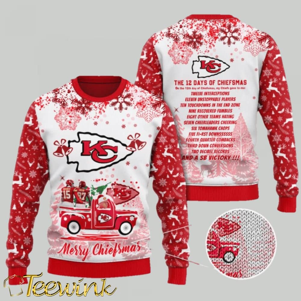 Kansas City Chiefs 12 Days of Chiefsmas Sweater