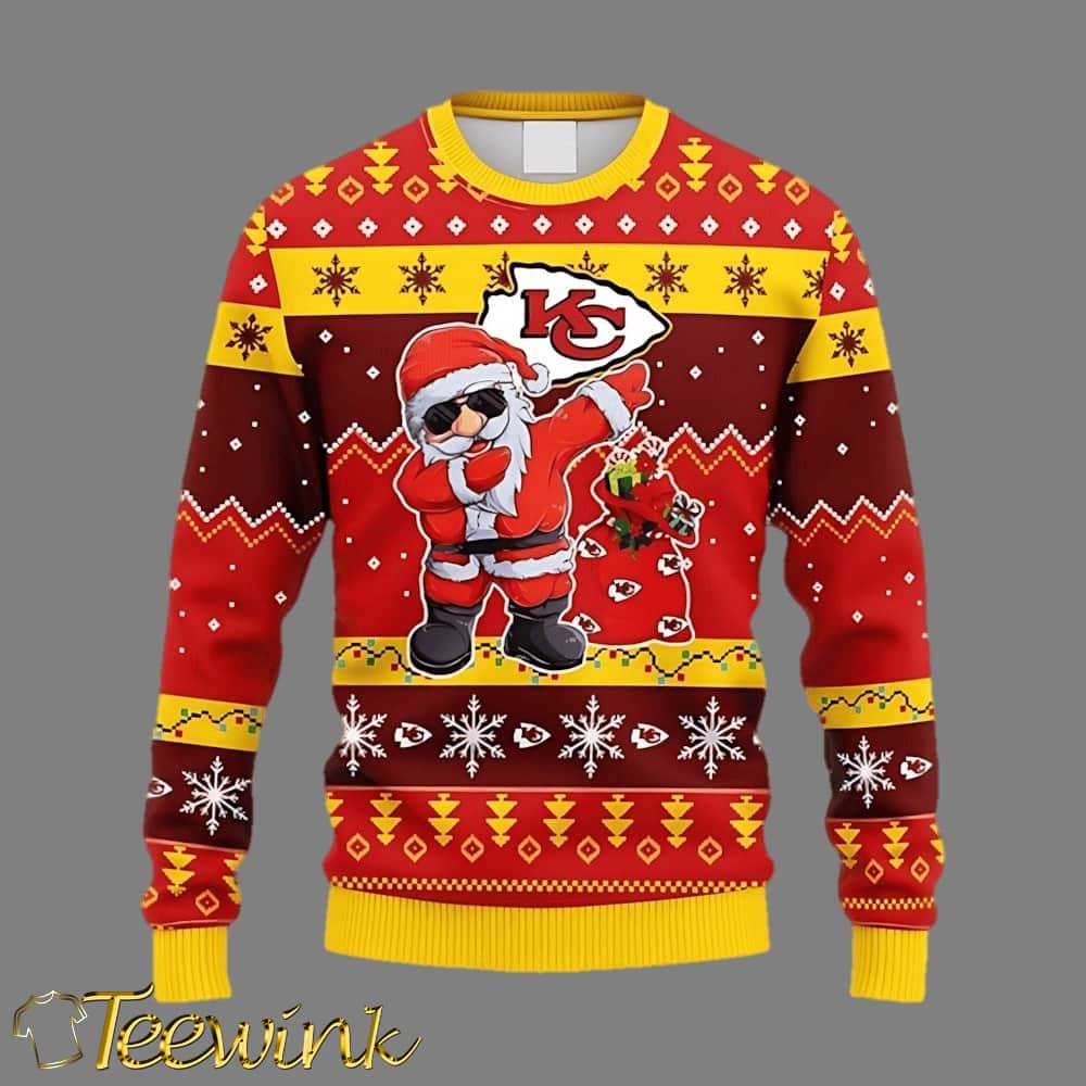 Kansas City Chiefs Cute The Snoopy Show Football Helmet Ugly Christmas Sweater
