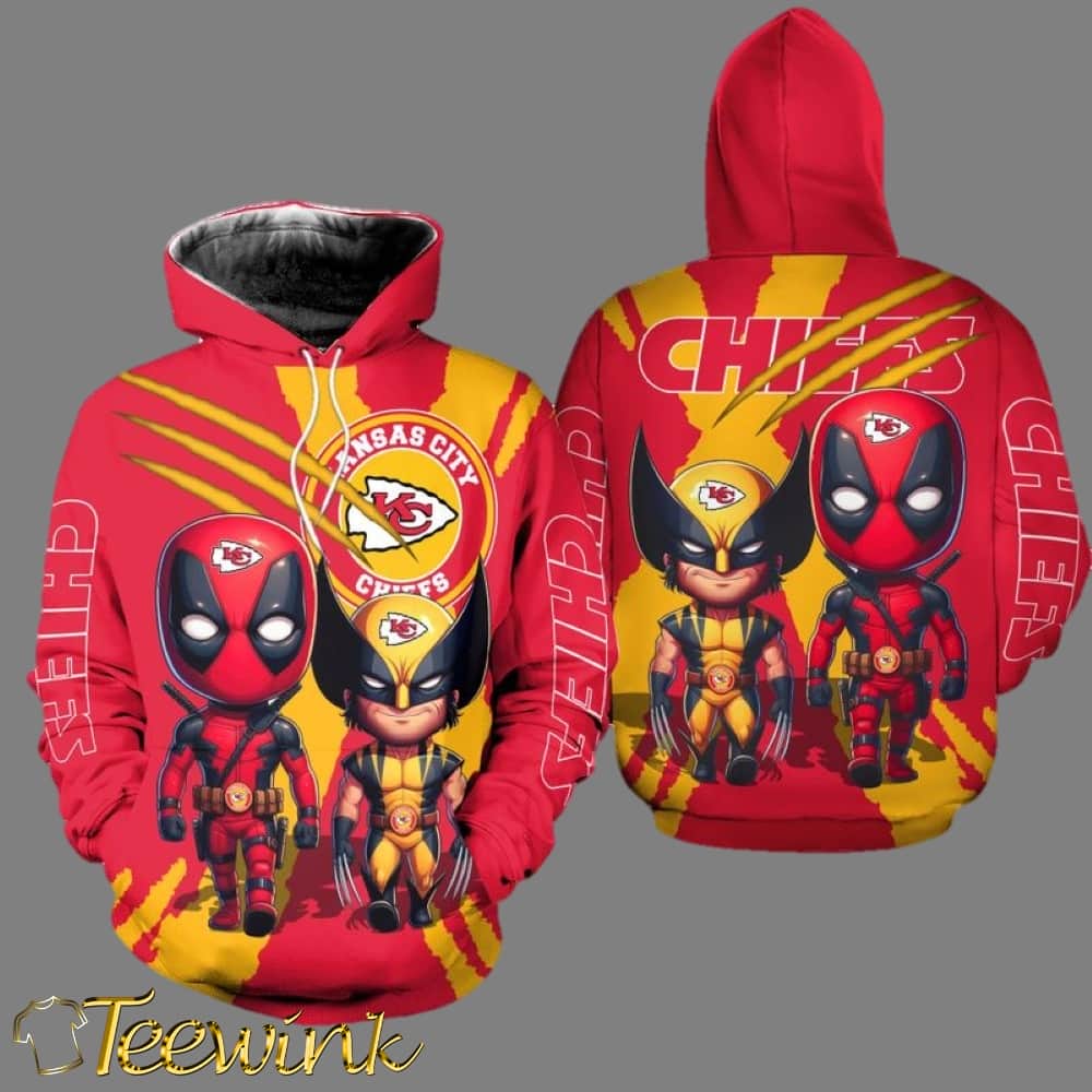 Kansas City Chiefs Death God Flame Black and White 3D Hoodie