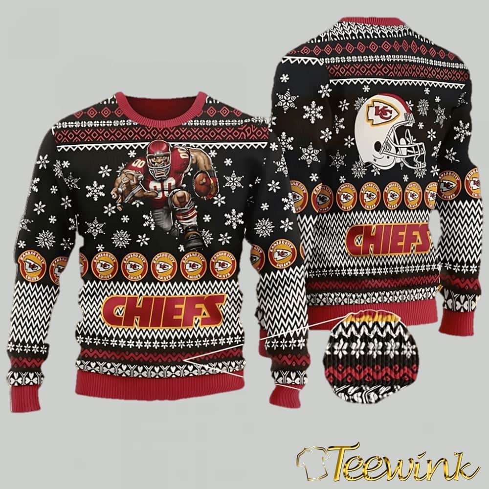 Kansas City Chiefs Galactic Holiday Ugly Christmas Sweater Kansas City Chiefs Galactic Holiday Ugly Christmas Sweater